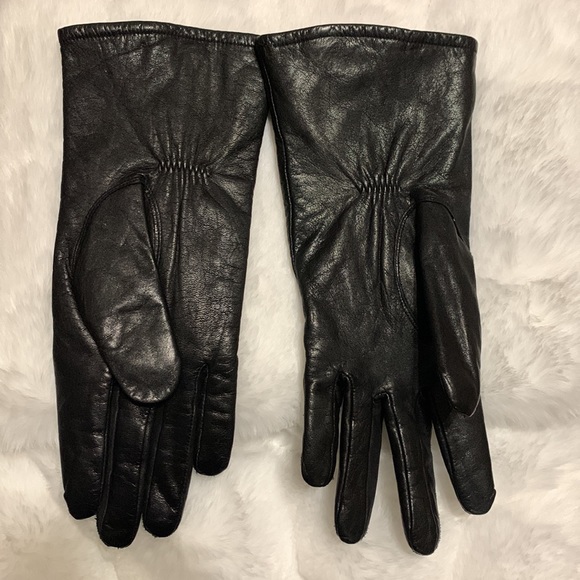 🧤Vintage Black Leather 🧤 Gloves Gloves Gloves Gloves - Picture 4 of 4